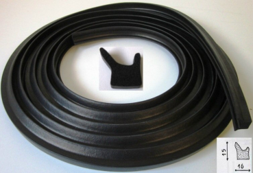 Set Türgummi Türdichtung zum Kleben unterer Teil Opel Commodore A Coupe