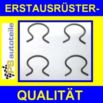 4x Halteklammer für Fensterkurbel