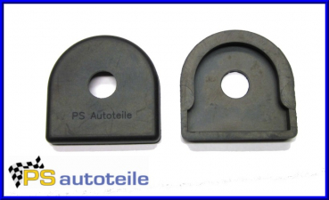 2x Gummiunterlage Stoßstangenhalter seiltich vorne Opel Rekord D