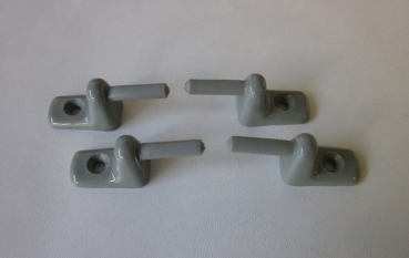 4x Sonnenblenden-Halter grau Opel Kadett B