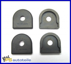 4x Gummiunterlage Stoßstangenhalter seiltich Opel Ascona B