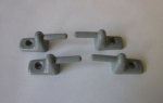 4x Sonnenblenden-Halter grau Opel Kadett C